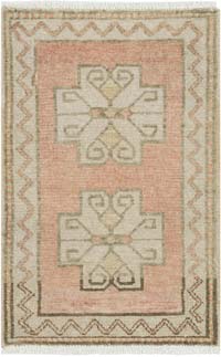 El Dokuma Vintage Halı - 47 cm x 72 cm