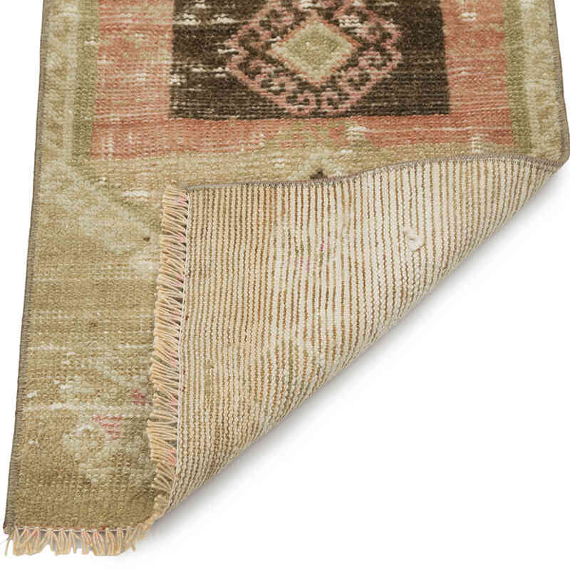 Vintage Turkish Hand-Knotted Rug - 1' 5" x 2' 8" (17" x 32") - K0083385