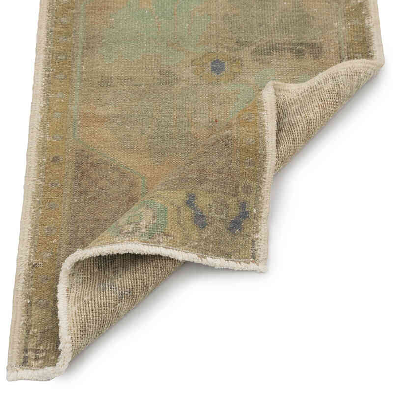 Alfombra Vintage Turca Anudada a Mano - 51 cm x 98 cm - K0083387