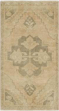 Vintage Turkish Hand-Knotted Rug - 1' 9" x 3' 3" (21" x 39")