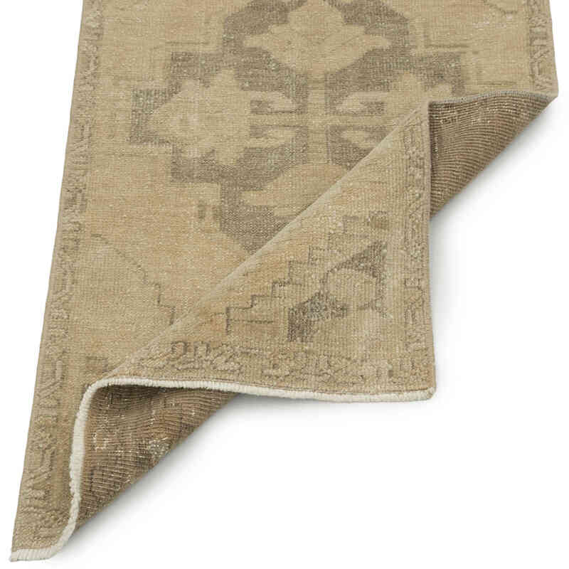 El Dokuma Vintage Halı - 53 cm x 100 cm - K0083388