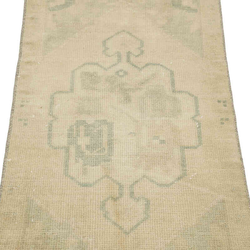 El Dokuma Vintage Halı - 48 cm x 89 cm - K0083389