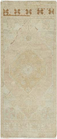 El Dokuma Vintage Halı - 39 cm x 93 cm