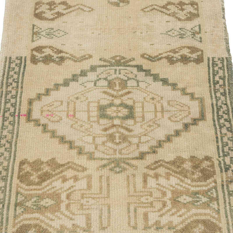El Dokuma Vintage Halı - 51 cm x 83 cm - K0083393