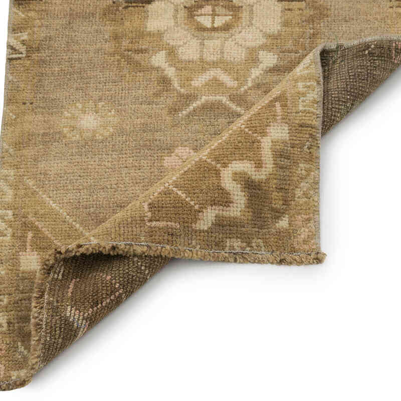 Alfombra Vintage Turca Anudada a Mano - 49 cm x 90 cm - K0083396