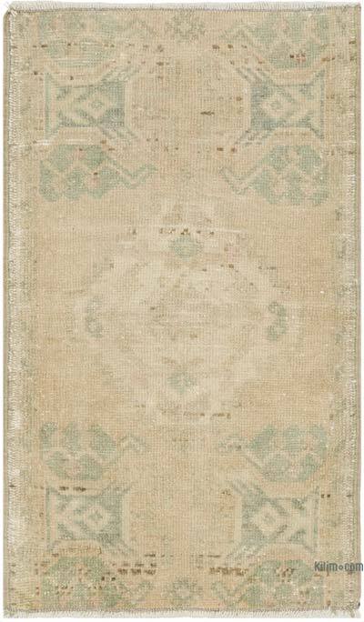 Alfombra Vintage Turca Anudada a Mano - 50 cm x 85 cm