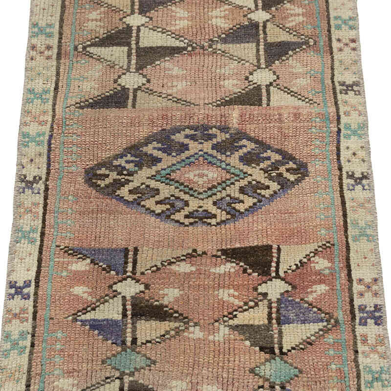 Vintage Turkish Hand-Knotted Rug - 1' 5" x 2' 4" (17" x 28") - K0083400