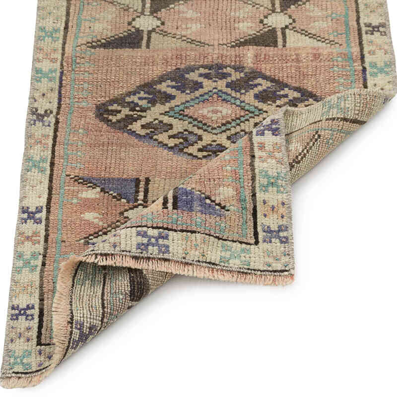 Vintage Turkish Hand-Knotted Rug - 1' 5" x 2' 4" (17" x 28") - K0083400