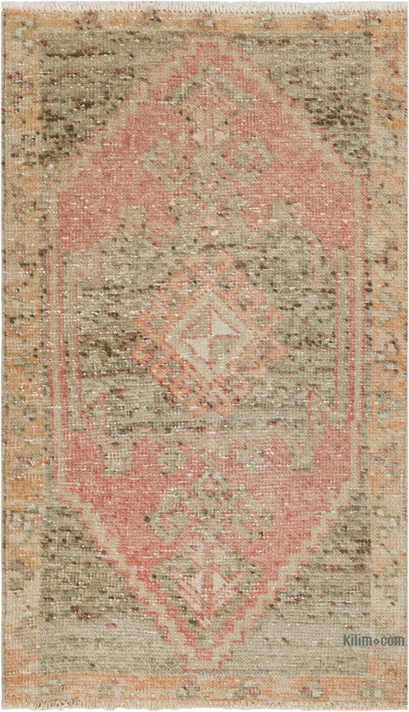 Vintage Turkish Hand-Knotted Rug - 1' 10" x 3' 1" (22" x 37") - K0083401