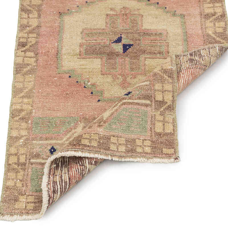 Alfombra Vintage Turca Anudada a Mano - 48 cm x 84 cm - K0083408