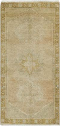 Vintage Turkish Hand-Knotted Rug - 1' 6" x 3' 2" (18" x 38")