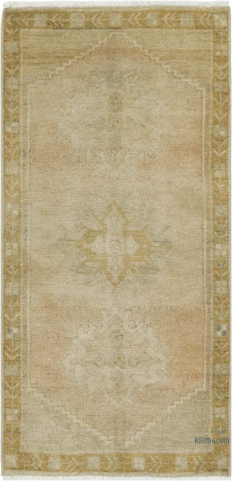 Vintage Turkish Hand-Knotted Rug - 1' 6" x 3' 2" (18" x 38") - K0083409