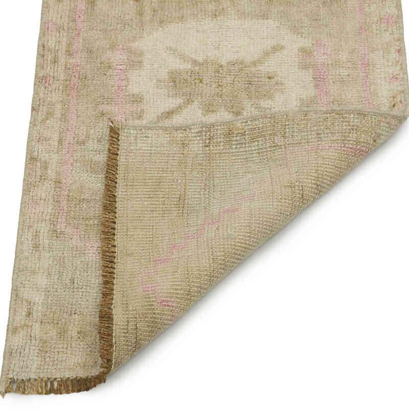 Vintage Turkish Hand-Knotted Rug - 1' 4" x 2' 4" (16" x 28") - K0083413