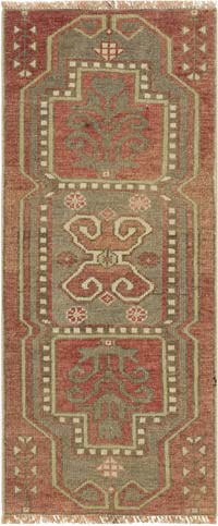 El Dokuma Vintage Halı - 40 cm x 97 cm