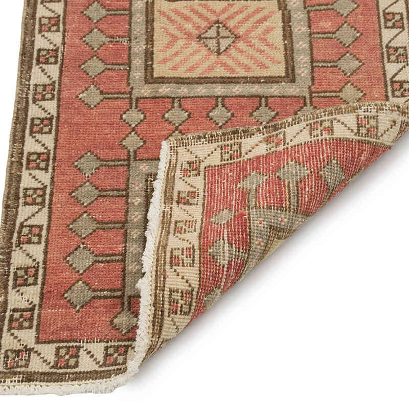 Alfombra Vintage Turca Anudada a Mano - 50 cm x 94 cm - K0083417