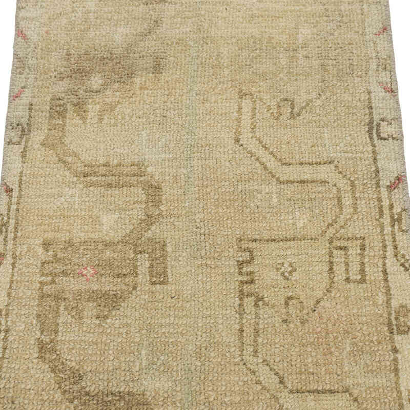 Alfombra Vintage Turca Anudada a Mano - 47 cm x 92 cm - K0083419