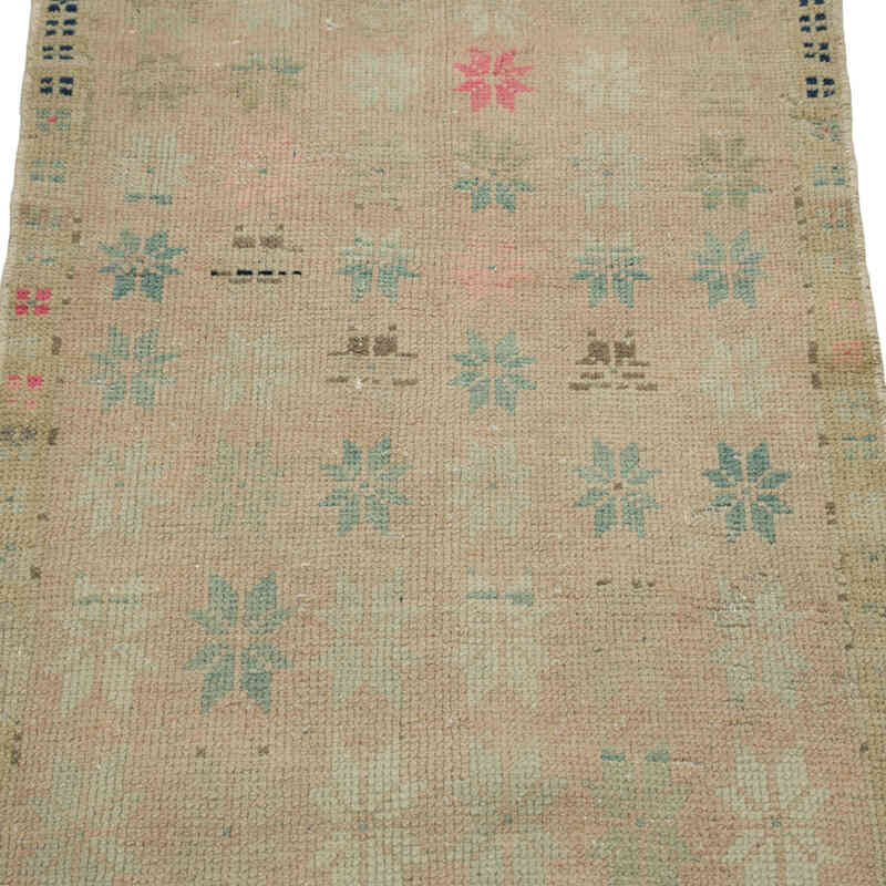 Alfombra Vintage Turca Anudada a Mano - 56 cm x 85 cm - K0083423