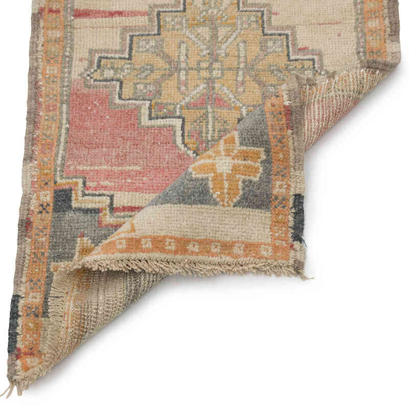 Alfombra Vintage Turca Anudada a Mano - 48 cm x 92 cm - K0083424