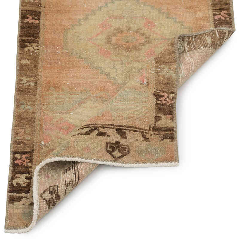 El Dokuma Vintage Halı - 50 cm x 98 cm - K0083431