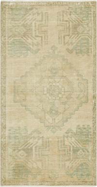 El Dokuma Vintage Halı - 47 cm x 91 cm