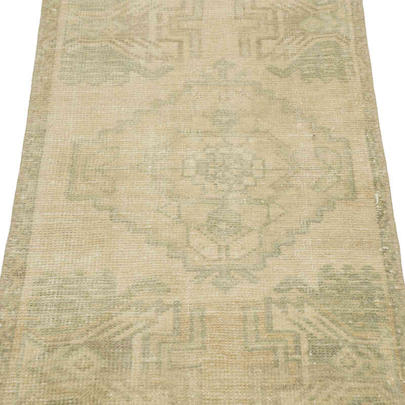 Alfombra Vintage Turca Anudada a Mano - 47 cm x 91 cm - K0083438