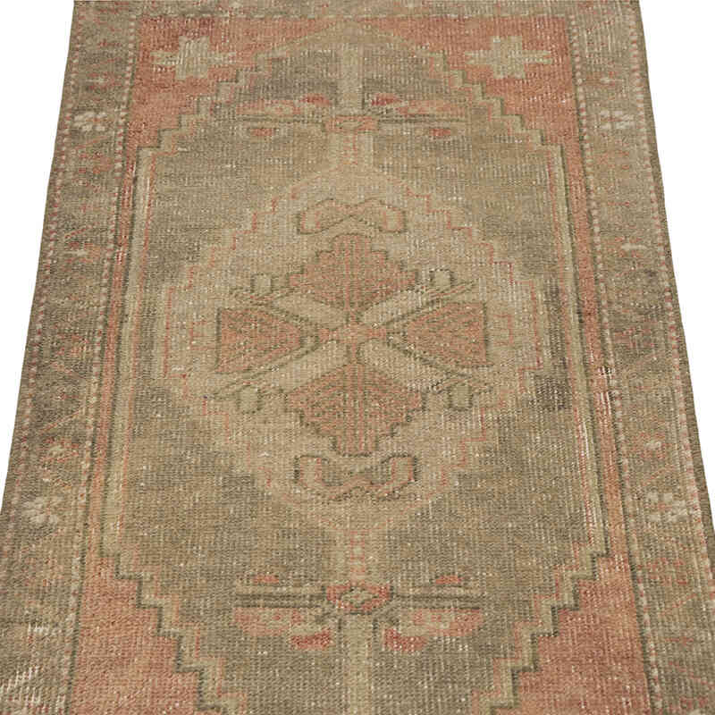 Vintage Turkish Hand-Knotted Rug - 1' 7" x 2' 10" (19" x 34") - K0083440