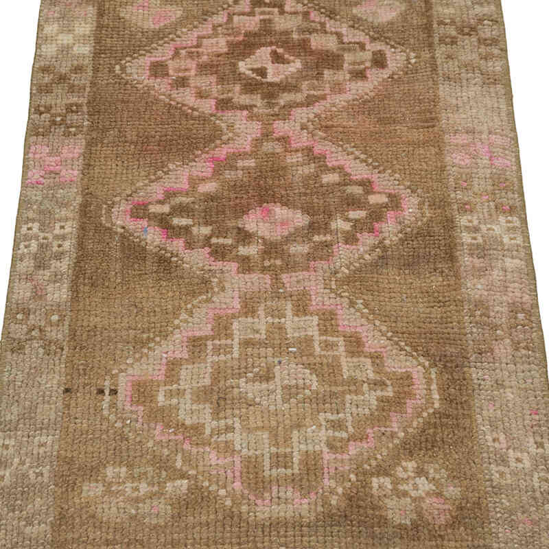 Alfombra Vintage Turca Anudada a Mano - 45 cm x 74 cm - K0083443