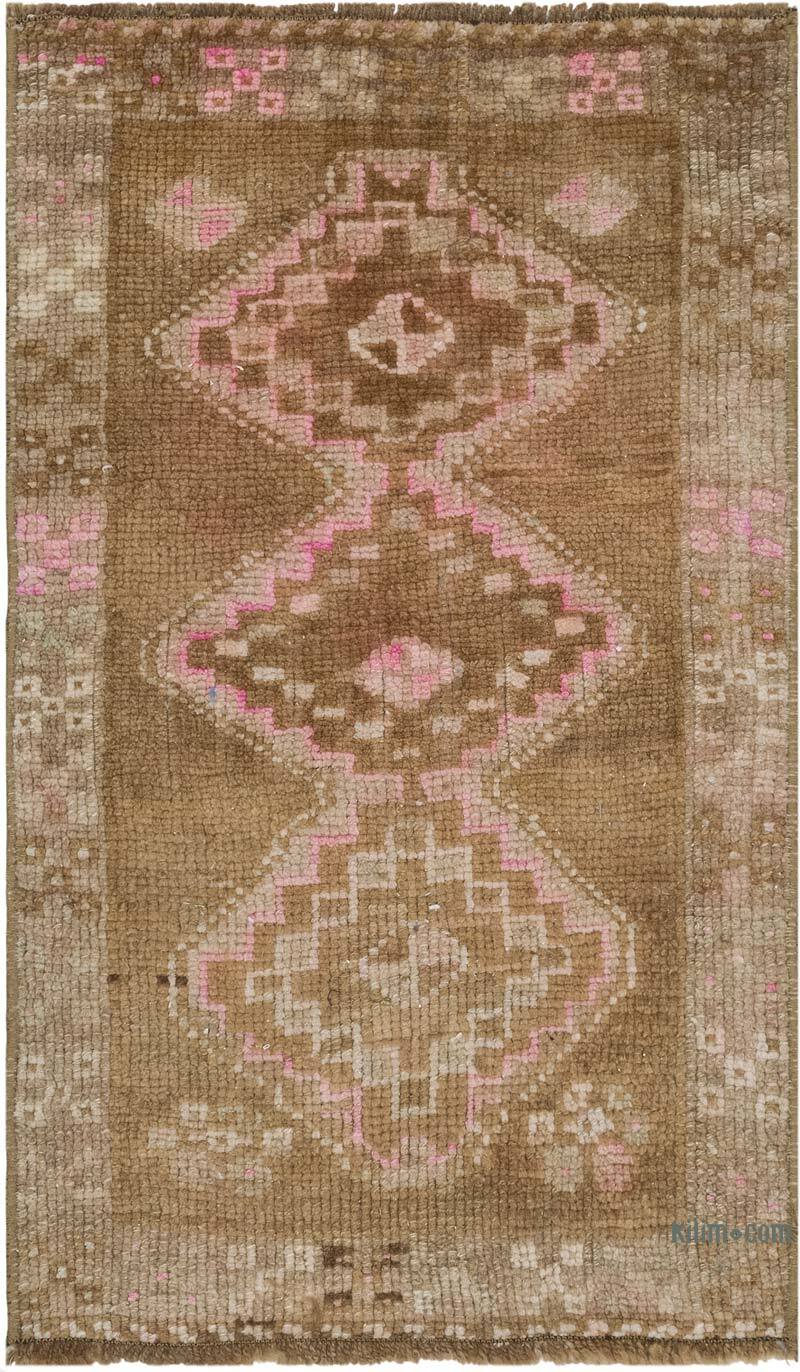 Alfombra Vintage Turca Anudada a Mano - 45 cm x 74 cm - K0083443