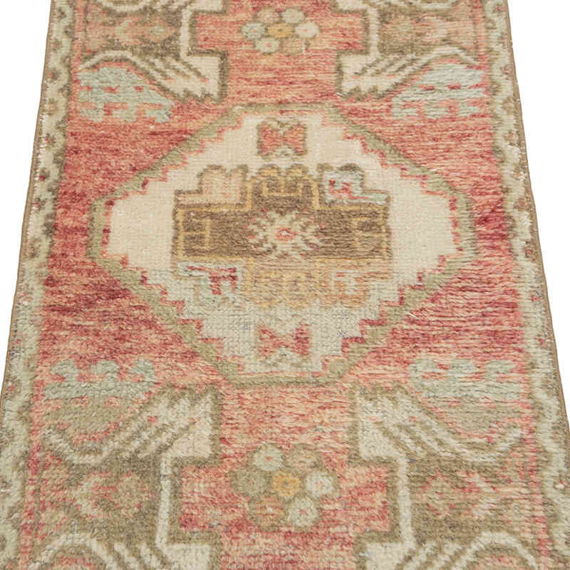 Alfombra Vintage Turca Anudada a Mano - 46 cm x 82 cm - K0083445