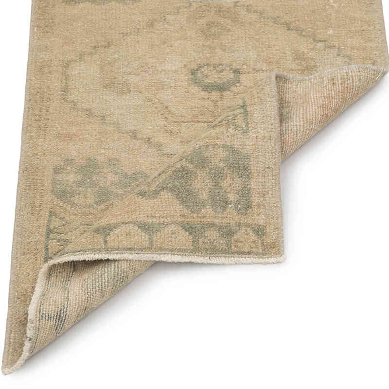 Alfombra Vintage Turca Anudada a Mano - 47 cm x 83 cm - K0083446