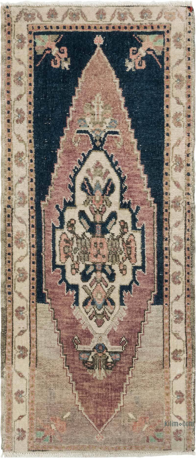 El Dokuma Vintage Halı - 49 cm x 115 cm - K0083447