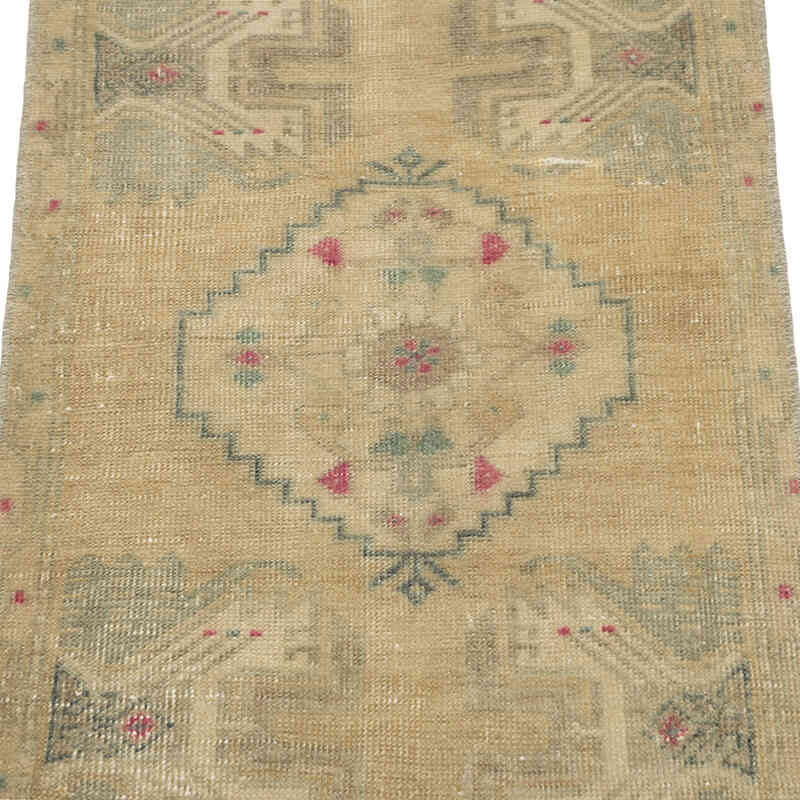 Alfombra Vintage Turca Anudada a Mano - 49 cm x 86 cm - K0083450