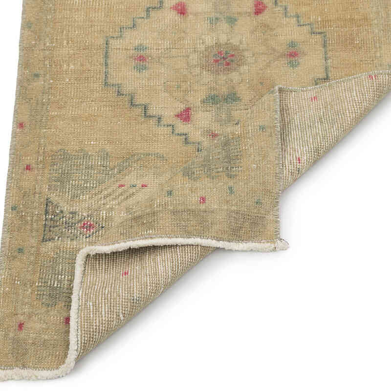 Alfombra Vintage Turca Anudada a Mano - 49 cm x 86 cm - K0083450