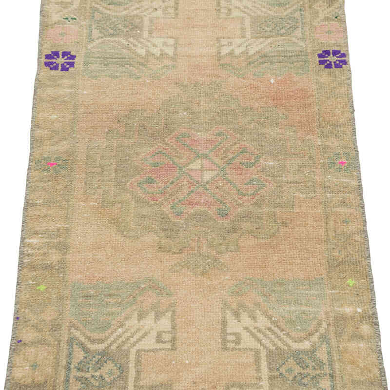 Vintage Turkish Hand-Knotted Rug - 1' 6" x 3' 2" (18" x 38") - K0083452