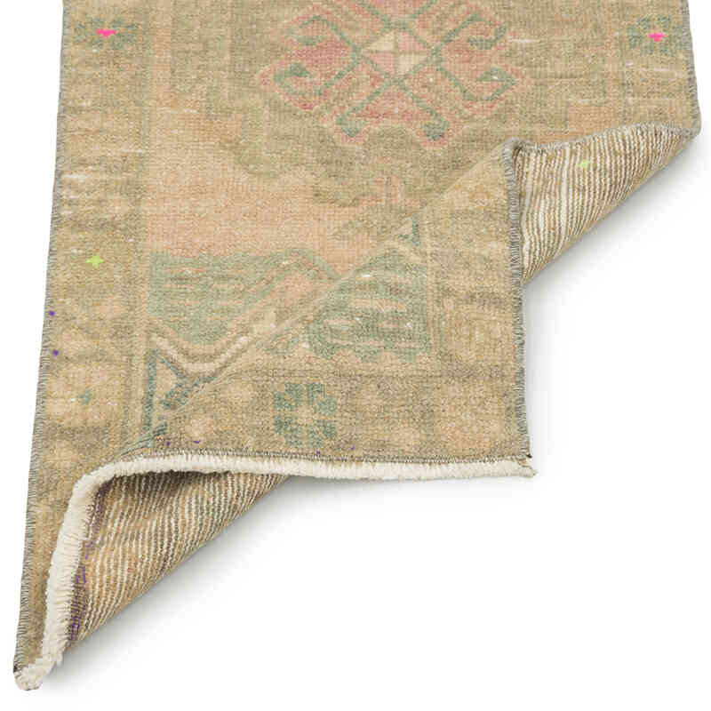 Vintage Turkish Hand-Knotted Rug - 1' 6" x 3' 2" (18" x 38") - K0083452