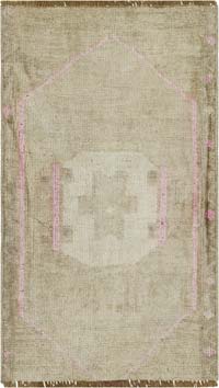 El Dokuma Vintage Halı - 45 cm x 76 cm