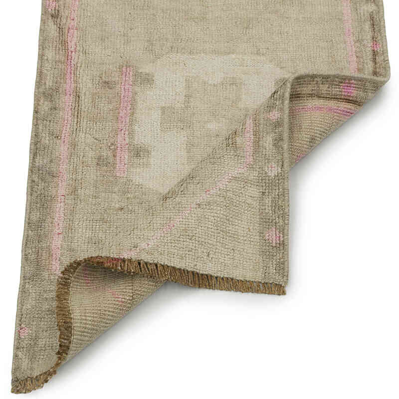 Alfombra Vintage Turca Anudada a Mano - 45 cm x 76 cm - K0083453