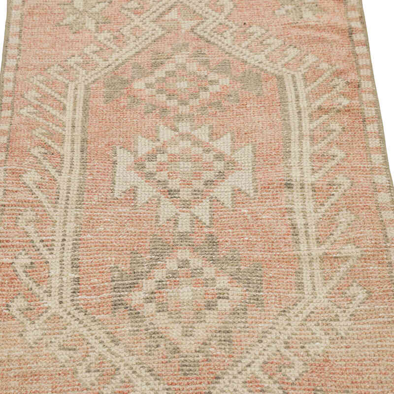Alfombra Vintage Turca Anudada a Mano - 53 cm x 94 cm - K0083455
