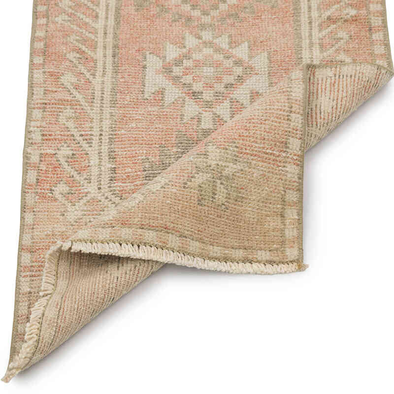 Alfombra Vintage Turca Anudada a Mano - 53 cm x 94 cm - K0083455