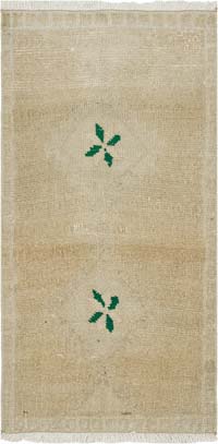 El Dokuma Vintage Halı - 50 cm x 95 cm