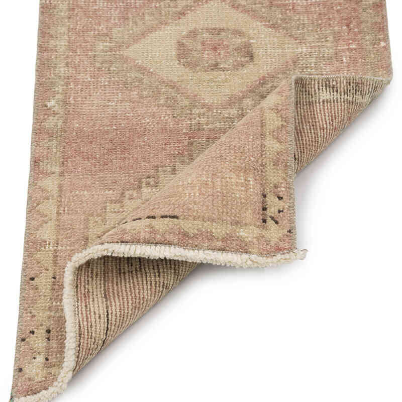 Alfombra Vintage Turca Anudada a Mano - 48 cm x 109 cm - K0083461