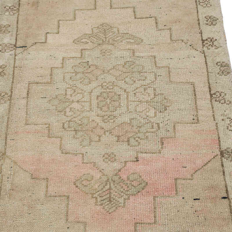 Alfombra Vintage Turca Anudada a Mano - 55 cm x 94 cm - K0083464
