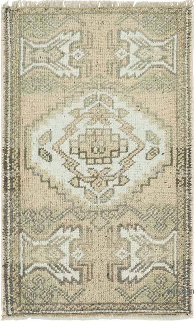 El Dokuma Vintage Halı - 56 cm x 89 cm