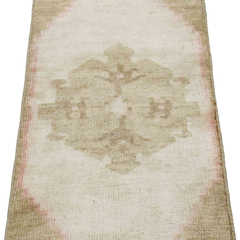 Vintage Turkish Hand-Knotted Rug - 1' 3" x 2' 11" (15" x 35") - K0083466