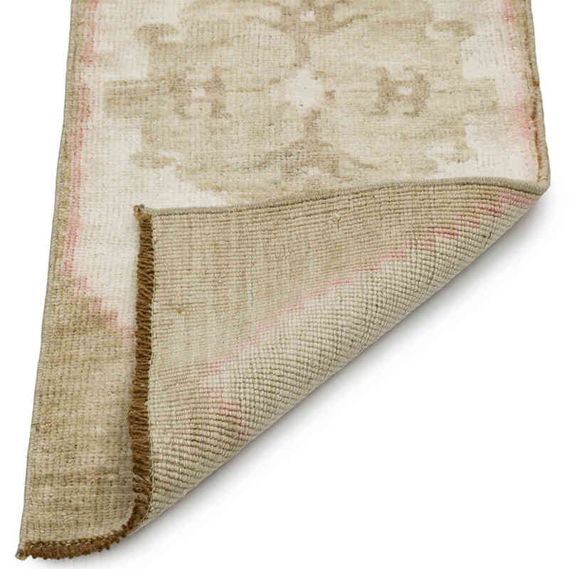 Vintage Turkish Hand-Knotted Rug - 1' 3" x 2' 11" (15" x 35") - K0083466