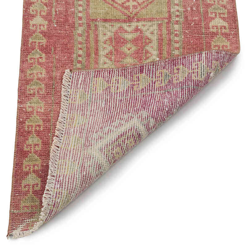 Alfombra Vintage Turca Anudada a Mano - 42 cm x 79 cm - K0083471