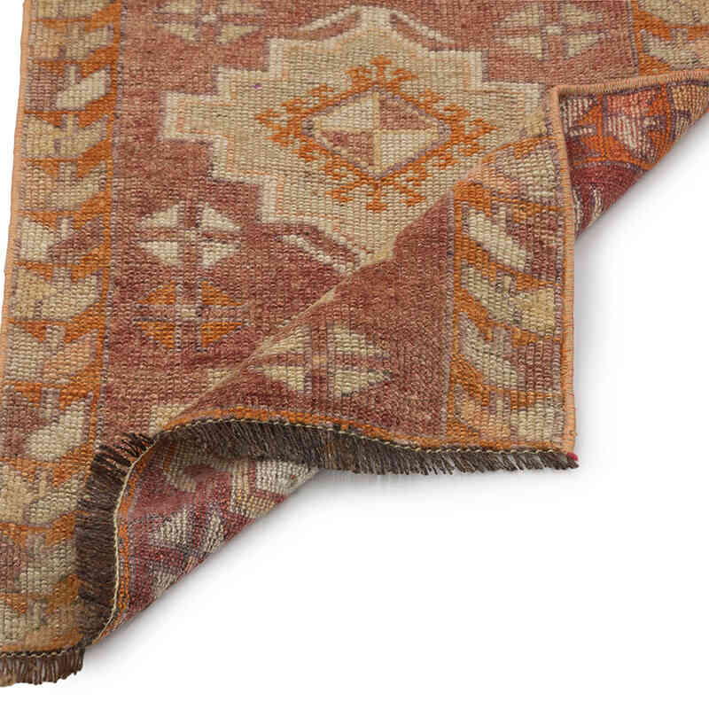 El Dokuma Vintage Halı - 47 cm x 83 cm - K0083474