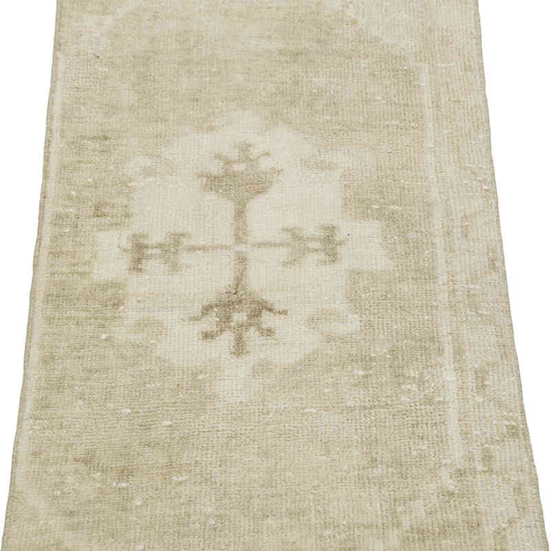 El Dokuma Vintage Halı - 45 cm x 104 cm - K0083488