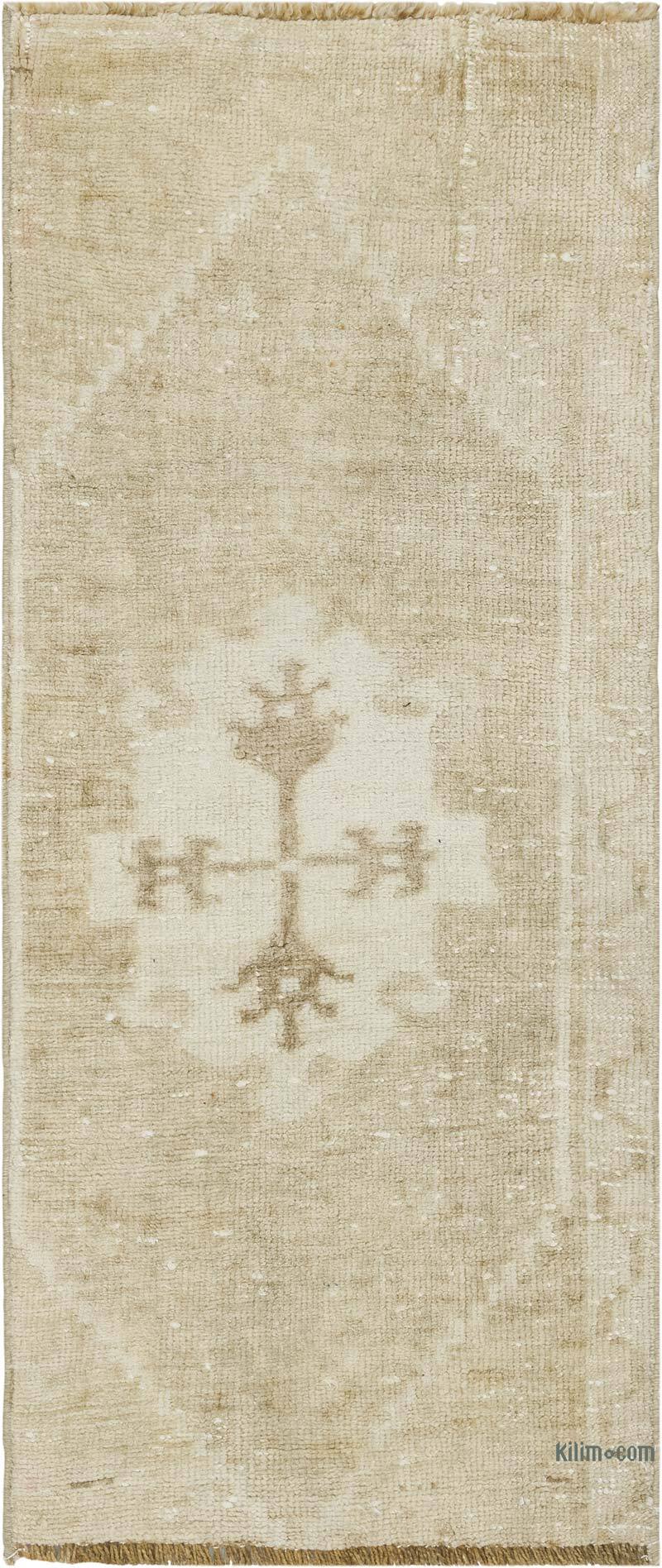 El Dokuma Vintage Halı - 45 cm x 104 cm - K0083488