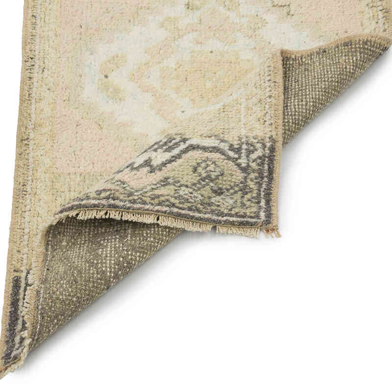 Alfombra Vintage Turca Anudada a Mano - 57 cm x 97 cm - K0083492